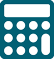Teal calculator icon